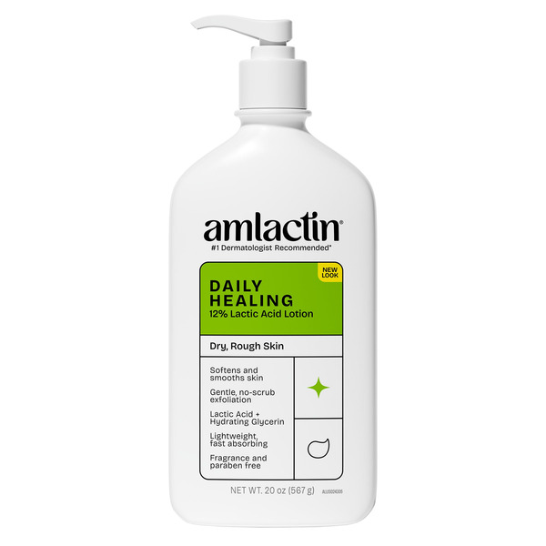 Amlactin Moisturizing Body Lotion with 12% Lactic Acid, 20 OZ