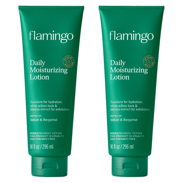Flamingo Daily Moisturizing Lotion, 10 fl OZ, 2-pack