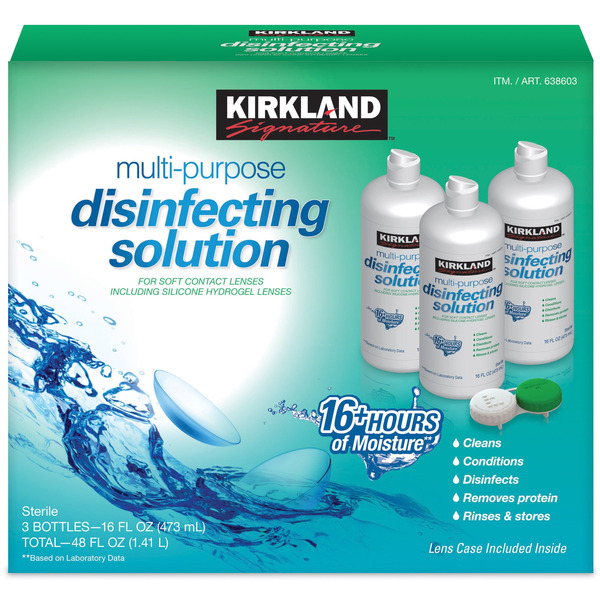 Kirkland Signature Multi-Purpose Disinfecting Solution, 48 Ounces