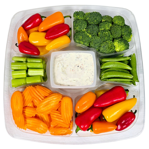 Vegetable Platter with Ranch Dressing Dip, 4lbs