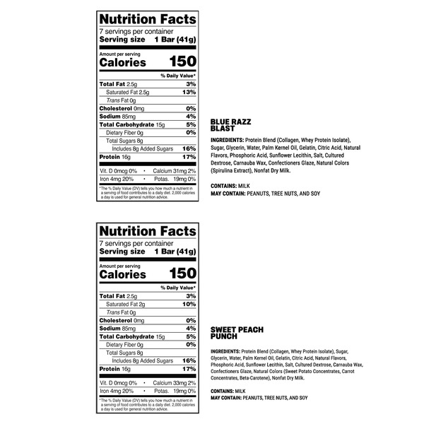 Built Bar Sour Puff Variety Pack, 1.45 OZ, 14-count