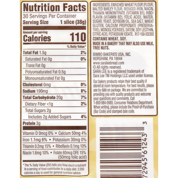 Artesano Bread 20 OZ - 2 CT