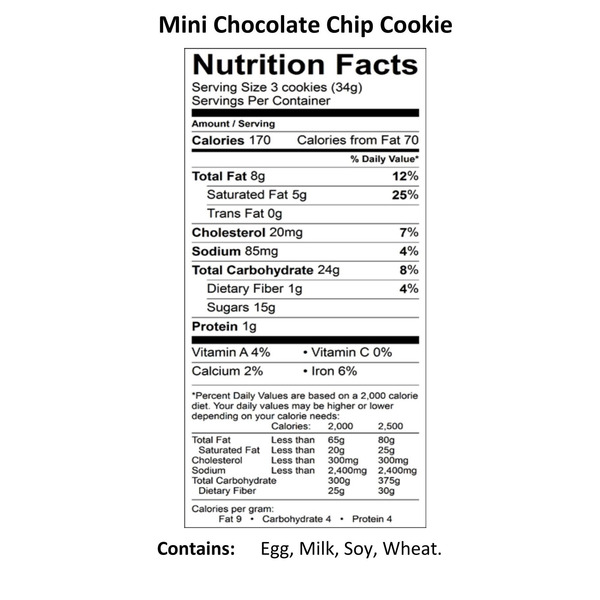 Kirkland Signature Mini Chocolate Chip Cookies, 60-count