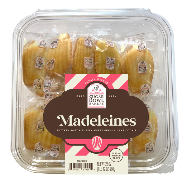 Sugar Bowl Bakery, Madeleine Cookies, 1 OZ, 28-Count