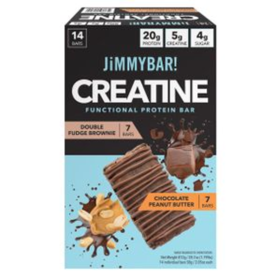 JiMMYBAR Creatine Functional Protein Bar Variety Pack, 2.05 OZ, 14-count14 CT