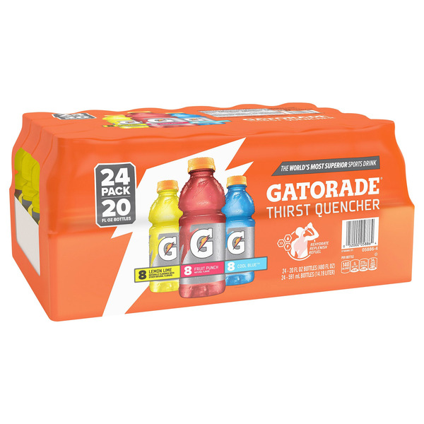 Gatorade Thirst Quencher Variety Pack, 20 fl OZ, 24-count