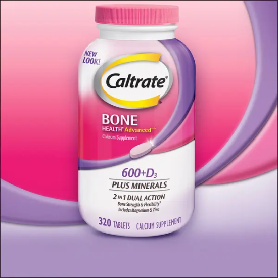 Caltrate 600 + D3 Plus Minerals Tablets, 320-count