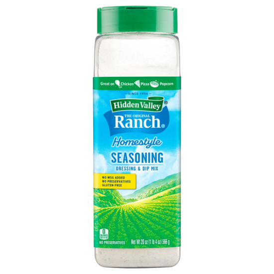 Hidden Valley Ranch Homestyle Seasoning, Dip and Salad Dressing Mix, 20 OZ