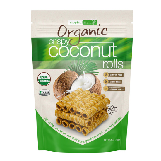 Tropical Fields Organic Coconut Rolls, 11 OZ