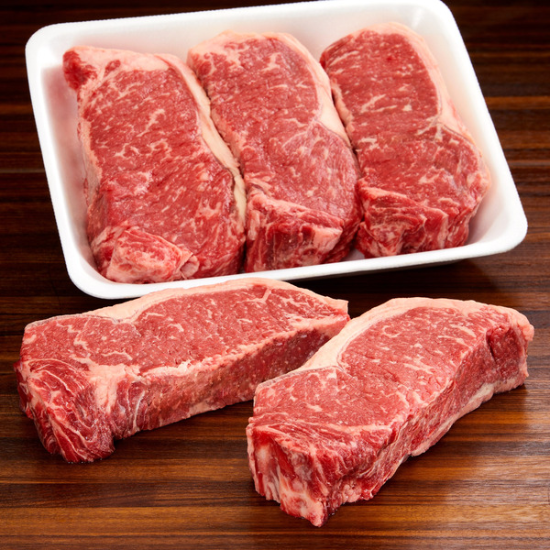 Kirkland Signature USDA Prime Beef Loin New York Steak - 3.23 LB / Package