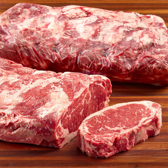 Kirkland Signature USDA Prime Beef Loin Top Loin Whole New York Steak - 12.9 LB / Package