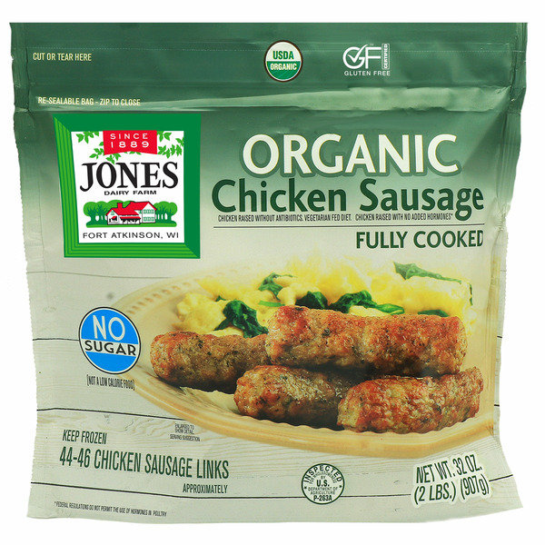 Jones Dairy Farm Organic Chicken Sausage Links, 2 lbs