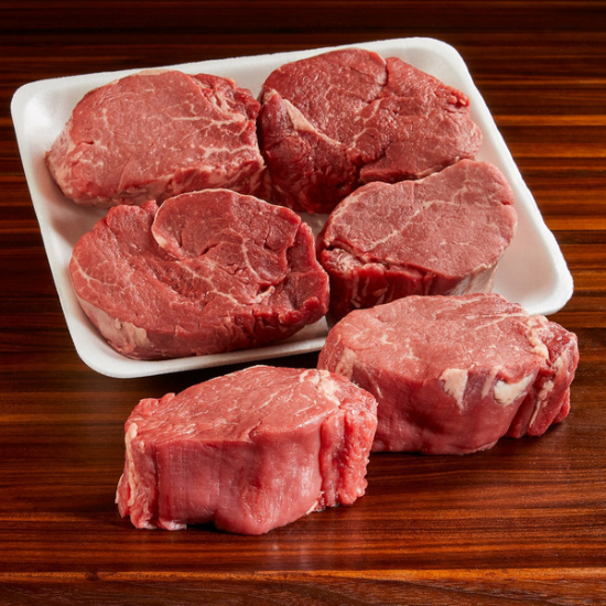 Kirkland Signature USDA Choice Beef Loin Tenderloin Steak - Filet Mignon - 3.03 LB / Package