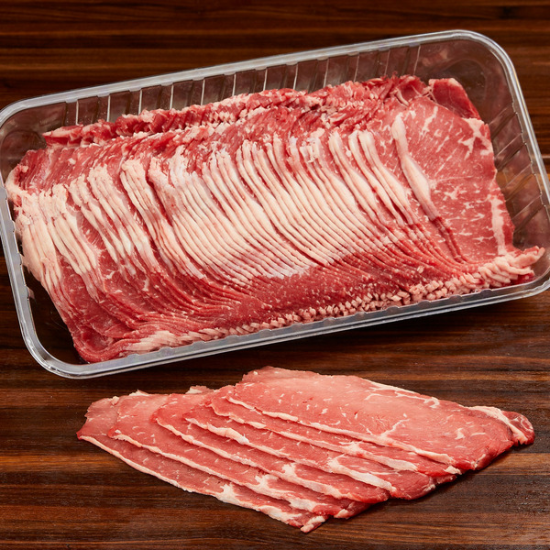Kirkland Signature Beef Loin New York Previously Frozen (Shabu Shabu) - 4.28 LB / Package