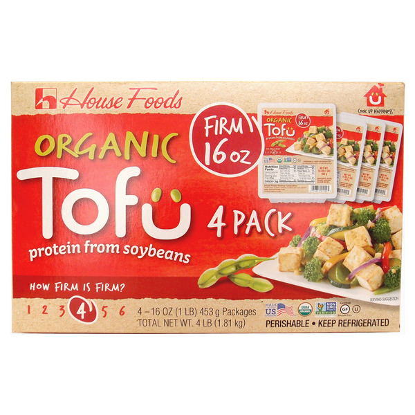 House Foods Organic Tofu, Firm, 16 OZ, 4-count 4 CT • $0.54 each