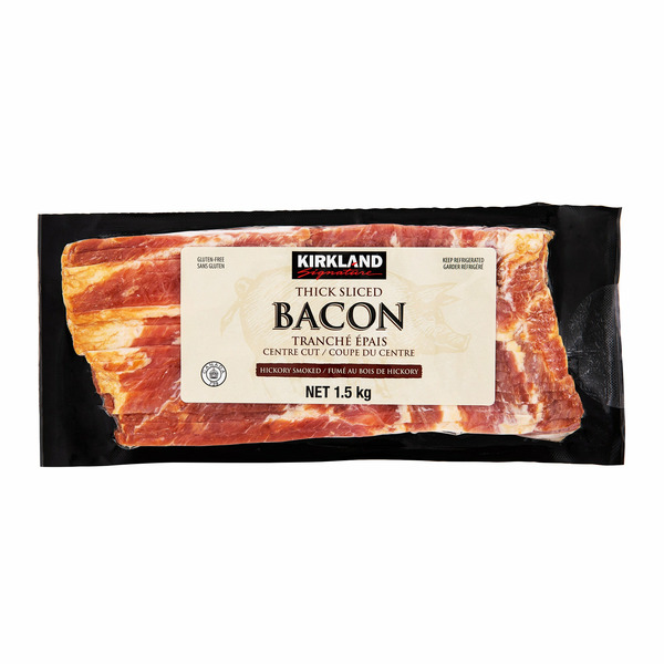 Kirkland Signature Thick Sliced Bacon, 1.5 lbs, 2-count 2 CT