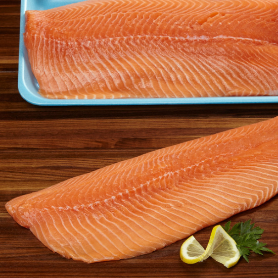 Kirkland Signature Fresh Farmed Atlantic Salmon Fillet - 3.24 LB / package
