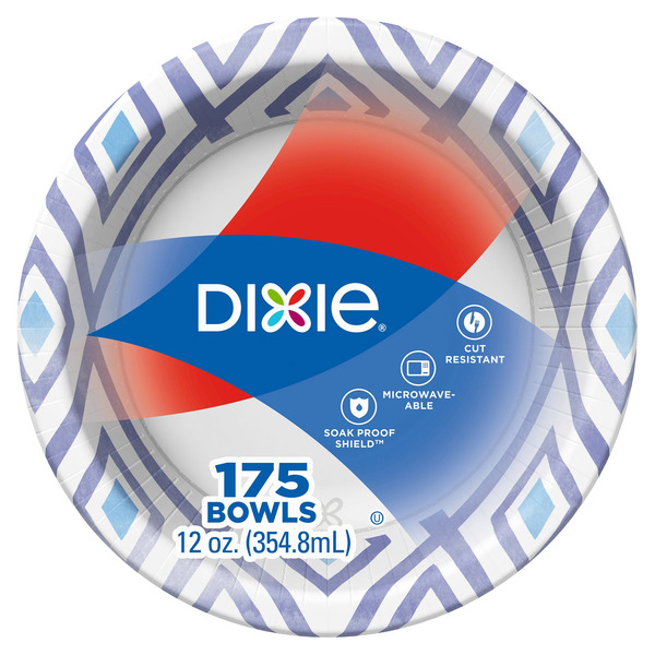 Dixie 12 OZ Paper Bowl, 175-count