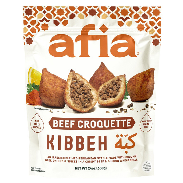 Afia Kibbeh Beef Croquette, 24 OZ