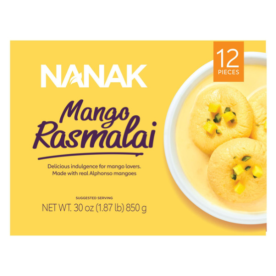 Nanak Mango Rasmalai, 30 OZ