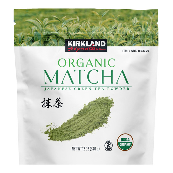 Kirkland Signature Organic Matcha Green Tea Powder, 12 OZ