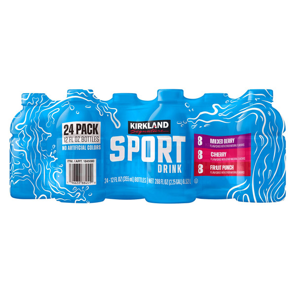Kirkland Signature Sport Drink, Variety Pack, 12 fl OZ, 24-count