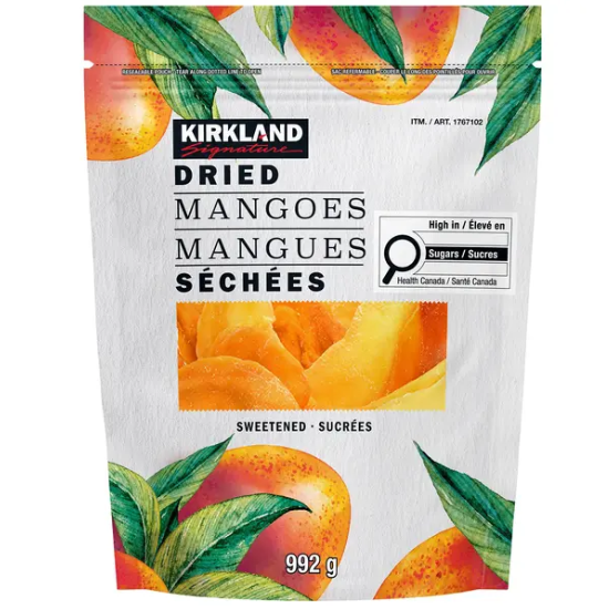 Kirkland Signature Dried Mangoes, Sweetened, 35 OZ