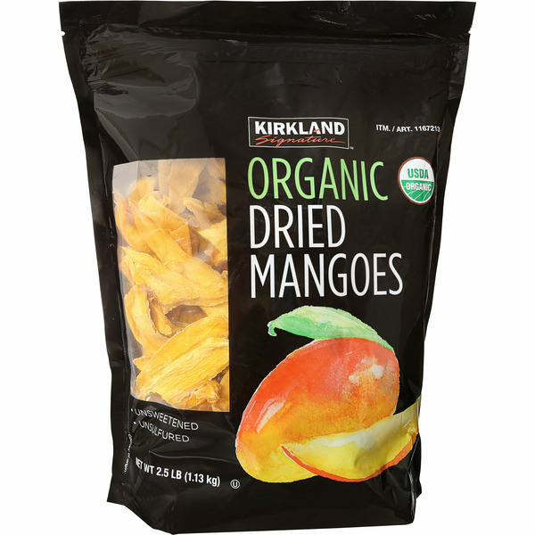 Kirkland Signature Organic Dried Mangoes, 2.5 lbs