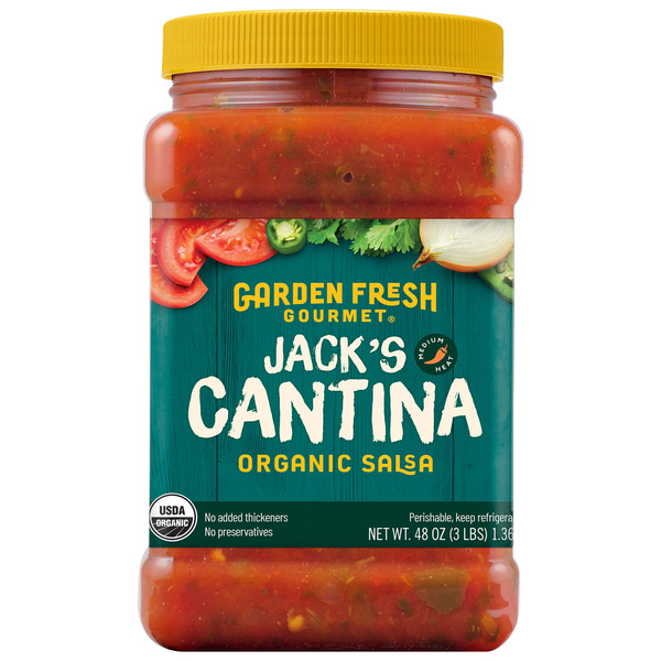 Garden Fresh Gourmet Organic Jack's Cantina Salsa, 48 OZ