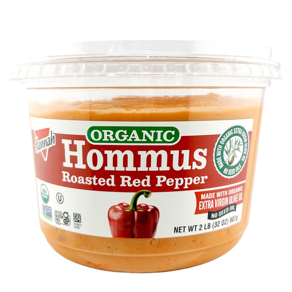 Hannah Organic Red Pepper Hummus, 32 OZ