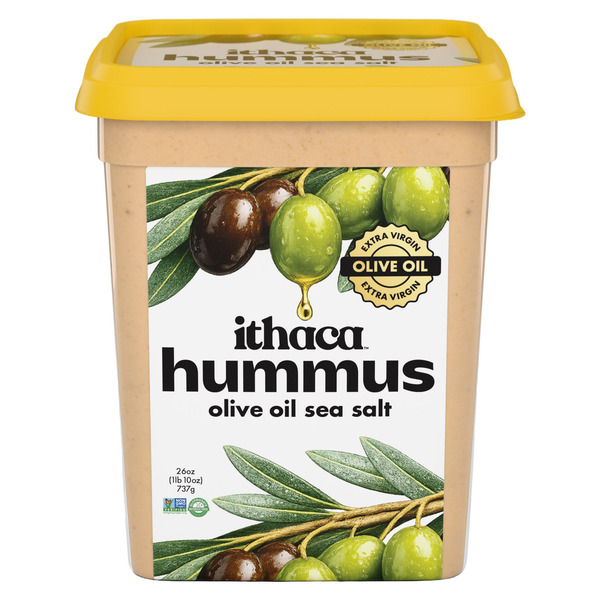 Ithaca Hummus, Olive Oil Sea Salt, 26 OZ