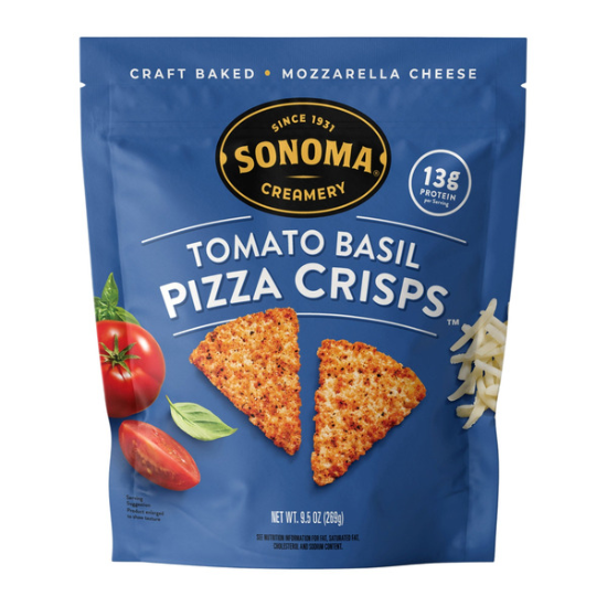 Sonoma Creamery Tomato Basil Pizza Crisps, 9.5 OZ