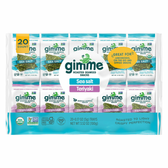 Gimme Organic Seaweed Variety Pack, .17 OZ, 20-count
