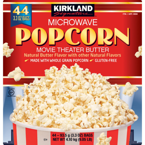 Kirkland Signature Microwave Popcorn, 3.3 OZ, 44-count