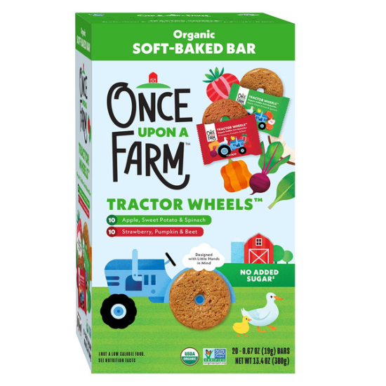 Once Upon a Farm Organic Tractor Wheels, 67 OZ, 20-count