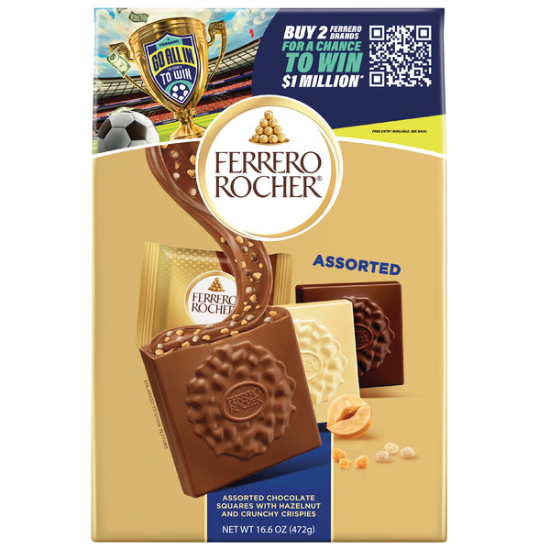Ferrero Rocher Squares Variety Pack, 16.6 OZ