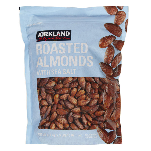 Kirkland Signature Roasted Almonds, Sea Salt, 2.5 lbs