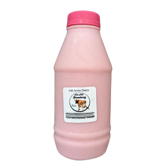 Raw Milk Strawberry Pint