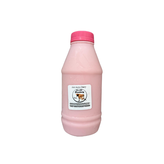 Raw Milk Strawberry Half Pint