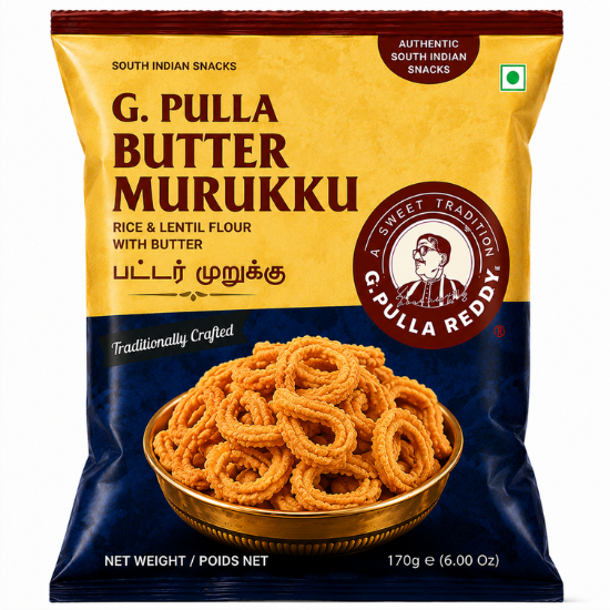 G Pulla Reddy Butter Murukku 170GM