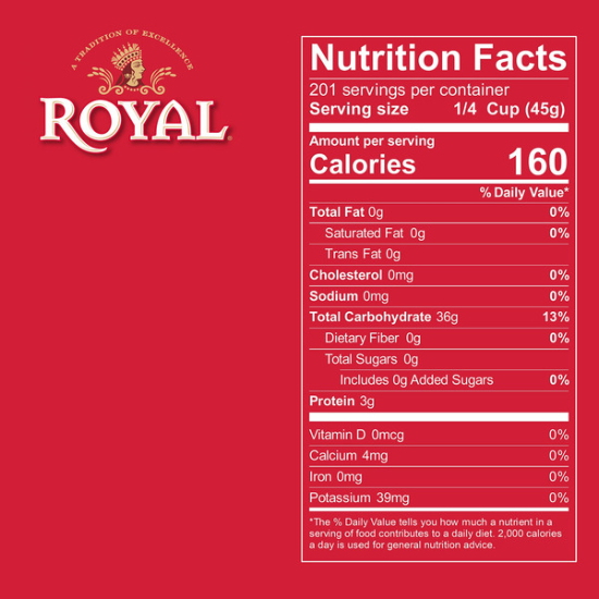 Royal Sona Moasoori Organic Rice, 20 LB