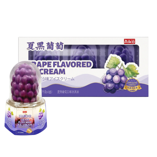 Aiko Grape Flavour Ice Cream