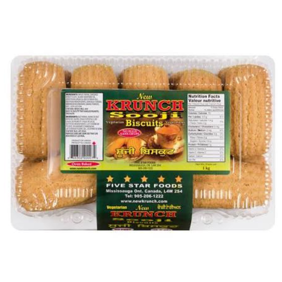 New Krunch sooji Biscuits