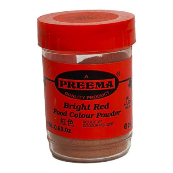 Preema Bright Red Colour 25GM
