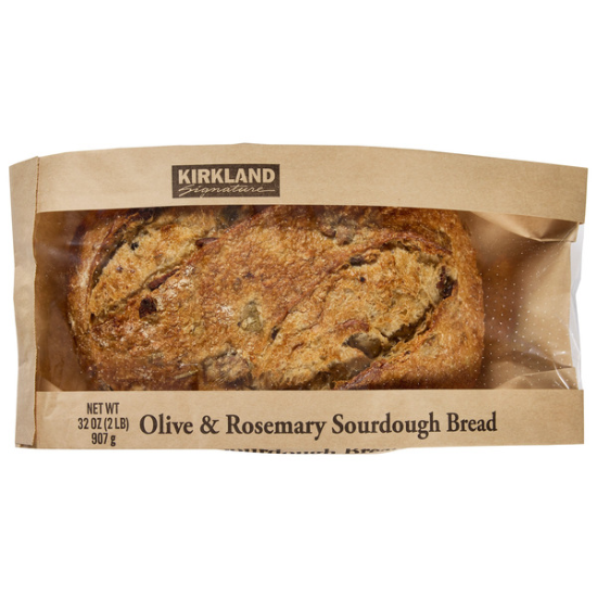 Kirkland Signature Olive and Rosemary Sourdough Bread 1 each