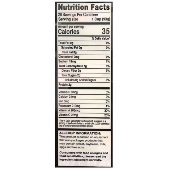 Kirkland Signature Stir-Fry Vegetable Blend, 5.5 lbs