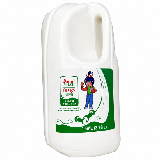 Amul Shakti Whole Milk Fat 1gal