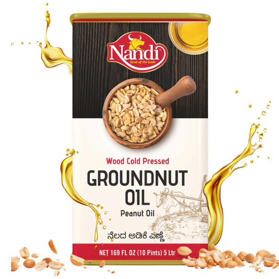 Nandi Groundnut Oil Cold Pressed 5 Liter