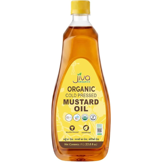 Jiva Organic Mustard Oil Cold Pressed 1 L