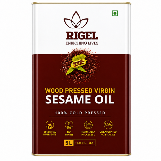 Rigel Wood Pressed Virgin Sesame Oil 5 L